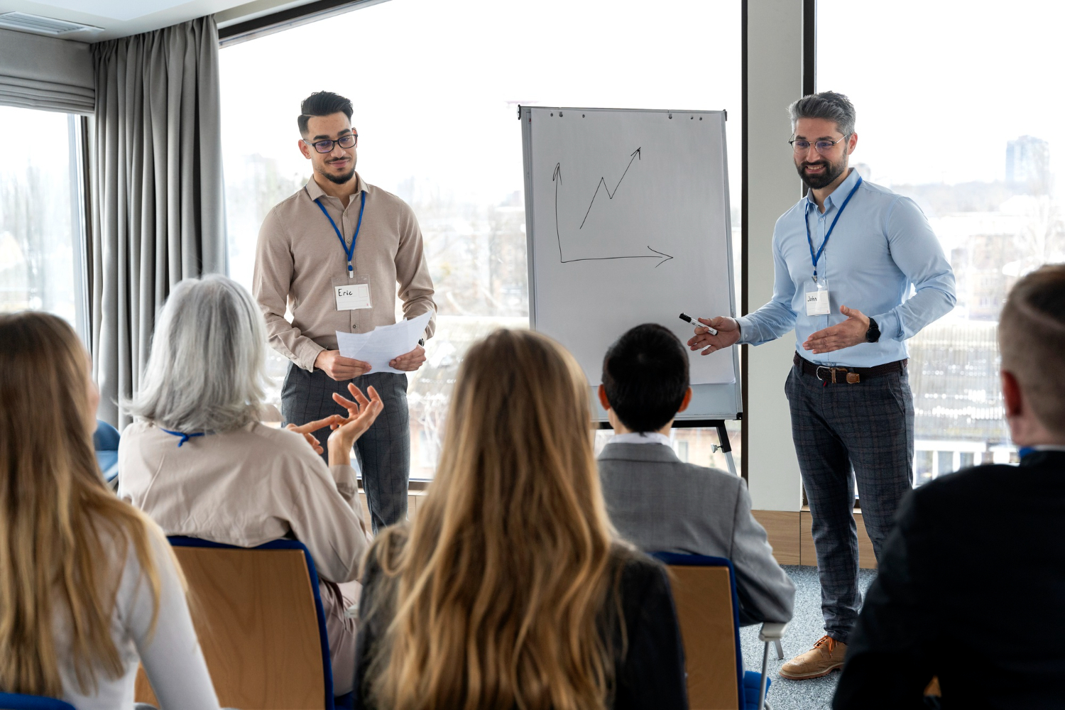Reunión de trabajo con clientes de BS Group